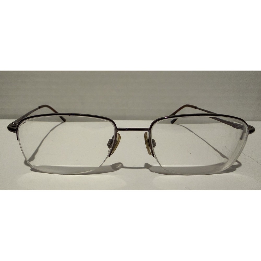 Polo Ralph Lauren Eyeglasses Frames Metal Half Rim Rectangle 53/19 135 Designer